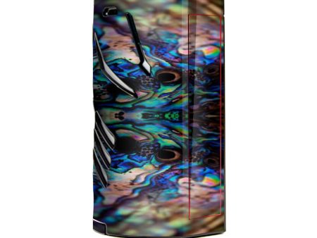 Abalone Blue Black Shell Design T-Priv 3 Smok Skin Fashion