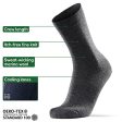 Danish Endurance Calcetines de Lana Merino 3 Pares (Gris, EU 43-47) Reacondicionado Online now