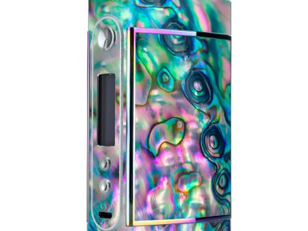 Abalone Shell Pink Green Blue Opal Too VooPoo Skin on Sale