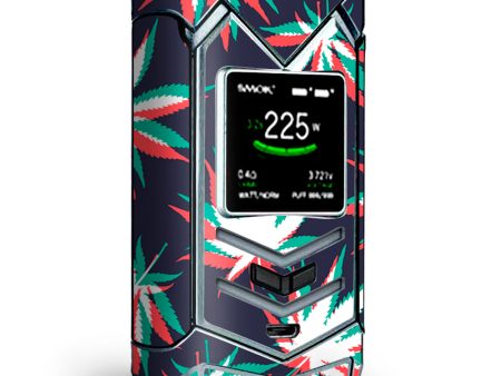 3D Holographic Week Pot Leaf Veneno Smok Skin Fashion