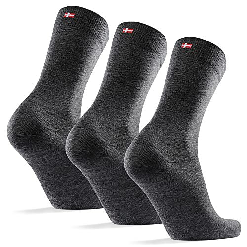 Danish Endurance Calcetines de Lana Merino 3 Pares (Gris, EU 43-47) Reacondicionado Online now