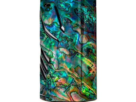 Abalone Shell Swirl Neon Green Opalescent T-Priv 3 Smok Skin on Sale