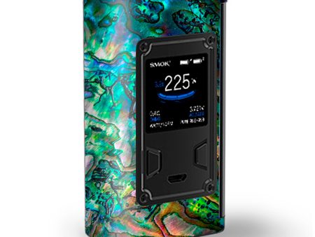 Abalone Shell Swirl Neon Green Opalescent Majesty Smok Skin For Cheap