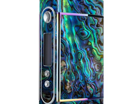 Abalone Shell Green Swirl Blue Gold Too VooPoo Skin For Cheap